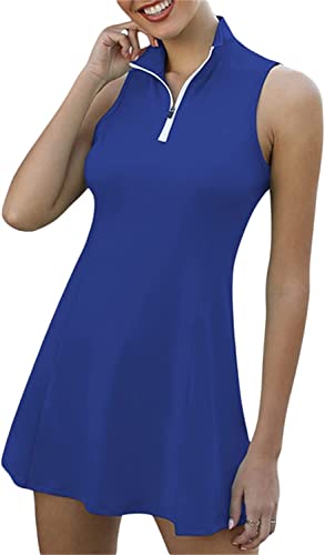 Robe de tennis femme short intégré poches vêtement de padel badminton respirant