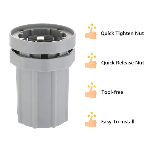 Wasserhahn Befestigungsmutter, 1 Stück ABS Kunststoff Wasserhahn Sicherungsmuttern, Wasserhahn Anti-Lockerungs Mutter, Wasserhahn Befestigungszubehör für Küche, Badezimmer