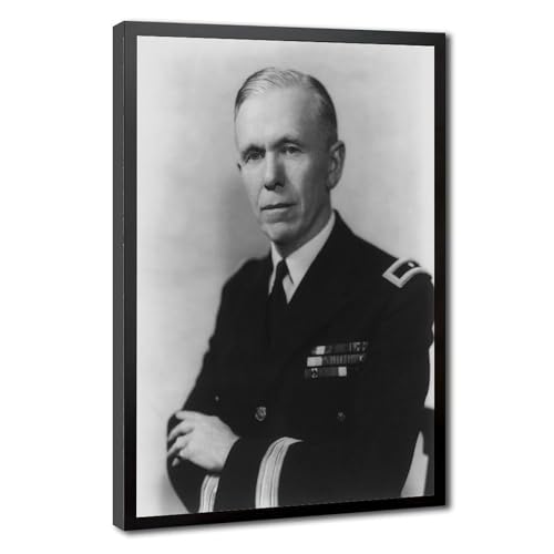 Impression sur toile du brigadier général Marshall 1938 de 20x30 cm pour décoration