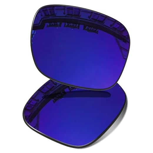 Vonxyz Lentes | Peças de nariz de reposição para óculos de sol Oakley Portal X OO9460 - Várias opções, Revestimento espelhado safira polarizado, 0