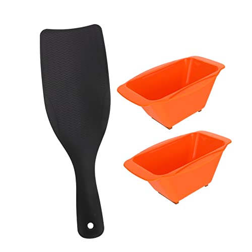 VALICLUD 1 Juego kit de color de pelo kit de resaltado herramienta destacar tapa destacada junta tazón para mezclar tinte para el cabello tablero para teñir el cabello abdominales Naranja