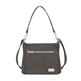 Travelon Anti-Theft Heritage Hobo Bag, Pewter