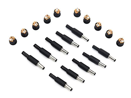 S P Pair of 10 DC Jack and Socket 9mm Hole 50mm x 10MM Male Plug and Female Socket (Lock Type)-image-17