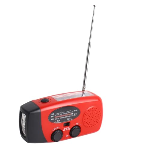 Radio d'urgence manivelle solaire pour vos sorties nature et camping