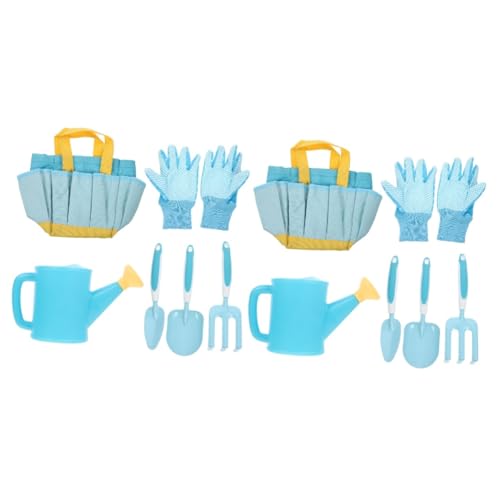 ibasenice 2 Juegos Conjunto de Herramientas de jardín Juguete de Arena de Playa para niños Juguete de Las niñas Pala Kit de Herramientas de jardín para niños Almacenamiento Colocar páginas