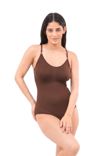 Image of SHAPEMOUR Thong Bodysuit for Women, Slimming Design Shapewear for Women, Tummy Control Body Shaper with Silicone Grip, No Steel Bones for All Day Comfort, Seamless Sculpting Bodyshaper