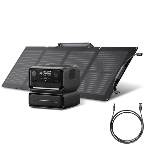 Amazon.co.jp: EcoFlow RIVER 3 Max ポータブル電源 ソーラーパネル