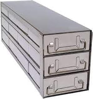Freezer Rack Solutions USA CF-3-2-81 Chest Freezer Rack with Box & Divider (81 Cell), 3 Box