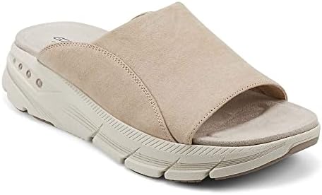 Easy Spirit Women's MARI2 Sport Sandal, Beige, 8 Wide | Image 3