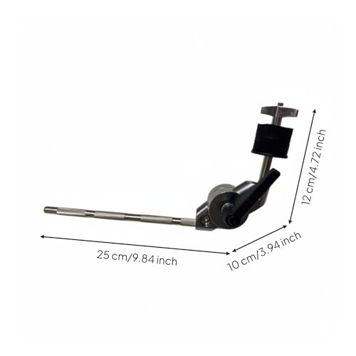 Brazo Extensor Universal para Soporte de Platillo de Batería, Aleación de Zinc, Ajustable 360 Grados miniatura 6
