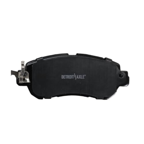 Image of Detroit Axle - Front Brake Pads for 2017-2020 Nissan Kicks, 2018 2019 Kicks | Ceramic Brake Pads with Hardware Set Replacement