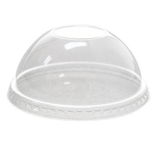 Karat C-KDL78-NH 8 oz 10oz 78mm Dome Lids No Hole (Case of 1000)