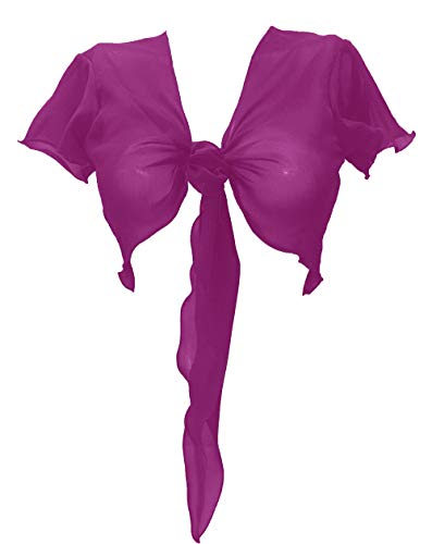 Image of Indian Trendy Women's Chiffon Short Sleeve Tie Top Choli Blouse Belly Dance Gypsy Tie Front Cardigan Tops
