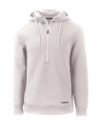 Cutter & Buck Roam Eco Half Zip Recycled Mens Hooded Pullover4