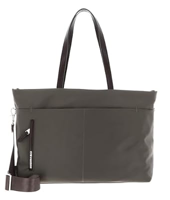 Mandarina Duck borsa shopper borsa a tracolla con scomparto per laptop Hunter Shopper Pirite cachi