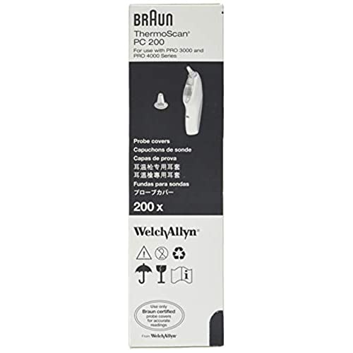 Braun PC 200 sonda di by Welch Allyn, clear, 200