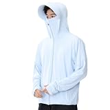 [Goodfeel] ラッシュガード メンズ uvカット パーカー 涼しい 日焼け防止 長袖 ラッシュパーカー 接触冷感 アウター 夏 フード付き 通気性