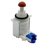 Wasserablauf-Magnetventil Ersatz für Bosch 00631199 11033896 Neff Constructa Balay Geschirrspüler Perfekte Passform für Modelle mit Fehler E19 Wasserbeutelteil