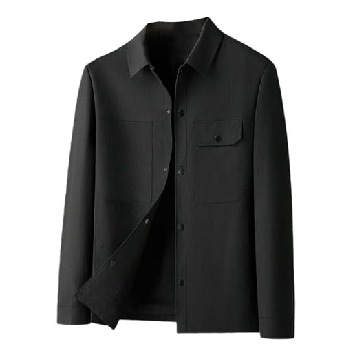 Veste d'automne homme casual chic à revers pour la mi-saison
