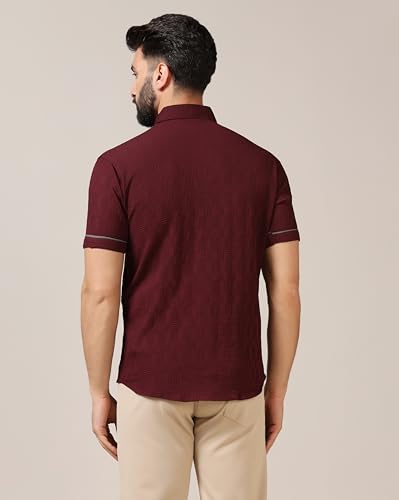 Image of TOPLOT Men's Regular Fit Casual Shirt