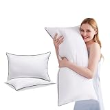 Mr.Ye Bed Pillows for Sleeping 2 Pack King Size Pillows for Side, Stomach and Back Sleepers Soft Dow