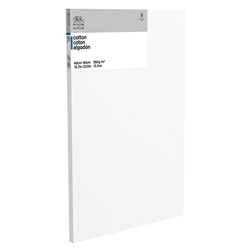 Winsor & Newton Lienzo de algodón, Blanco, 40 x 60 x 45 cm