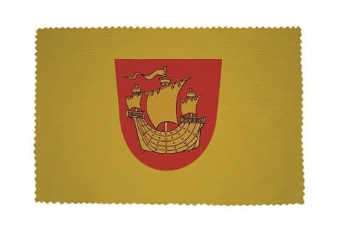 U24 Brillenputztuch Rerik Fahne Flagge Glasreinigungstuch Microfasertuch