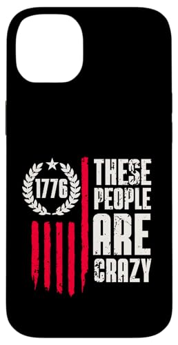 These People are Crazy Flag Retro Vintage �X�}�z�P�[�X iPhone 14 Plus �p