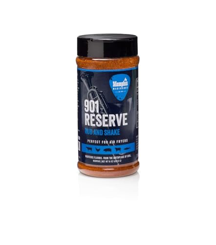 Memphis Marinades, 16 oz 901 Reserve Rub & Shake BBQ Seasoning & Flavor Enhancer for Chicken, Beef and Pork, Air Fryer Mix