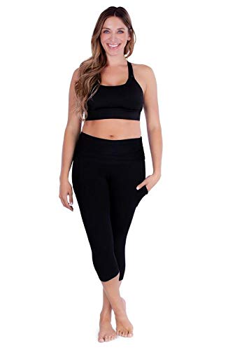 Belly Bandit Power Capri-Leggings für Damen, Schwangerschaft, Bump, Aktivkleidung, stützend, Stretch, Umstandsmode