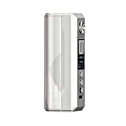 VOOPOO Drag M100S Vape Mod (Pearl White) - [Requires 18650 or 21700 Battery - Sold Separately] 100w, Threaded 510 Connection, Multiple Modes, MTL and DTL Vaping, USB Type-C - Nicotine Free