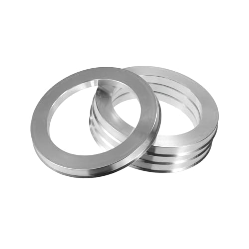 Hihaha 4pcs OD 106.1mm to ID 78.1mm Aluminum Alloy Car Hub Centric Rings Wheel Bore Center Spacer Durable Material by Hihaha - Used condition - CA$32.19