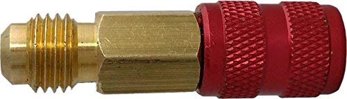 Raccord droit pivotant Mastercool 91084 1/4 Mflx3/8 Ffl avec obus de valve