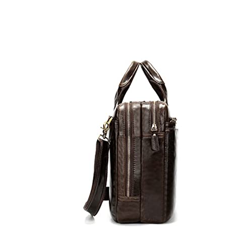 Messenger Bags Briefcase Men's Messenger Bag Men's Leather Briefcase Men's Shoulder Travel Handbag Satchel Laptop Laptop2