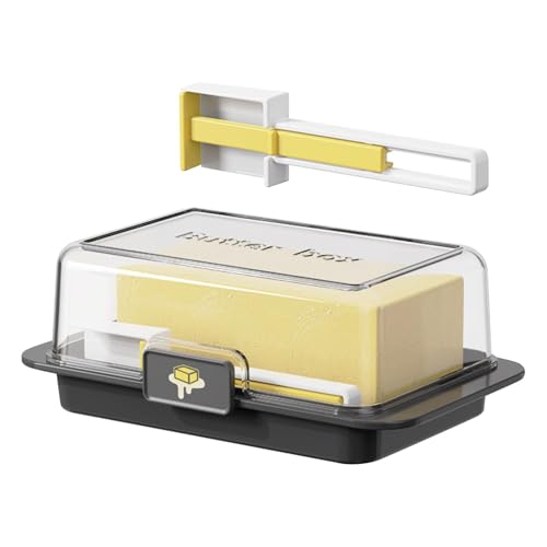 Butter Dish, Covered Dish Container, Easy Scoop Unbreakable Cheese Keeper, Multifunctional Butter Keeper Tray, West Coast Butter Keeper, East Coast Butter Storage, Covered Butter Dish