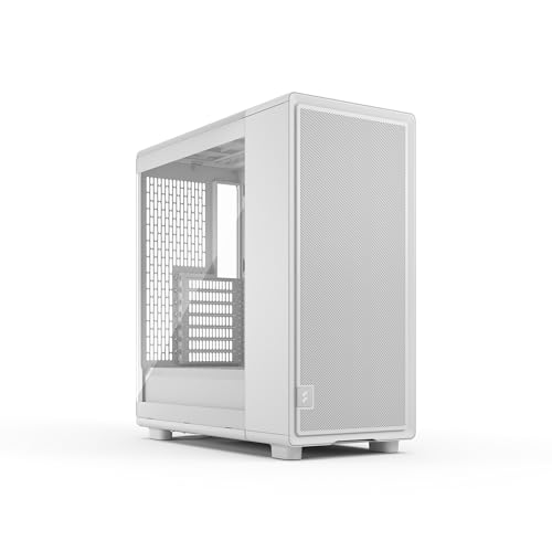 ホワイト ミドルタワーPCケース ガラスサイドパネル Amazon | Fractal Design Epoch White TG Clear tint ミドル