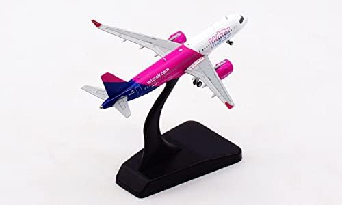 Wings Wizz Air Airbus A320NEO HA-LJA 1?400 【カリーナ】 ダイカスト航空機 組み立て済みモデル