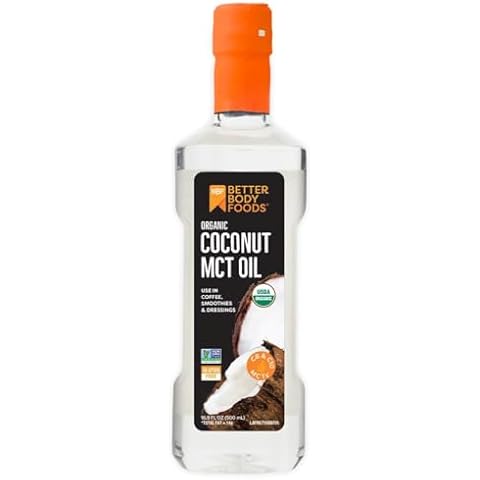 BetterBody Foods Organic Coconut 100% MCT Oil Cover
