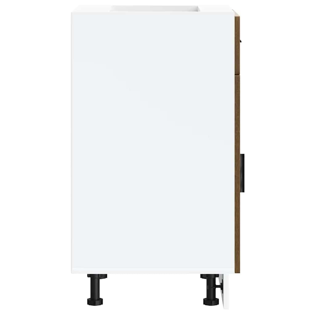 vidaXL Armoire de Cuisine Porto chêne Marron Bois d'ingénierie