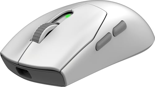 Image of msi Forge GM340 W White Gaming Mouse, 12800 DPI, 50M+ Clicks Micro Switch, Optical Sensor, Ergonomic Ambitextrous Hand Design, RGB Light