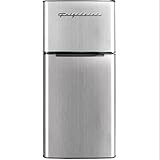 Generic FDA, 4.5 Cu. ft., 2 Door Compact Refrigerator-Chrome Trim, EFR451, Platinum