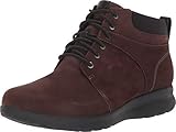 Clarks womens Un Adorn Walk Fashion Boot, Brown Nubuck, 6 US