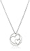 Sterling Silver with Gold Flashed "Mother and Daughters Are Joined In The Heart" Pendant Necklace, 18"
