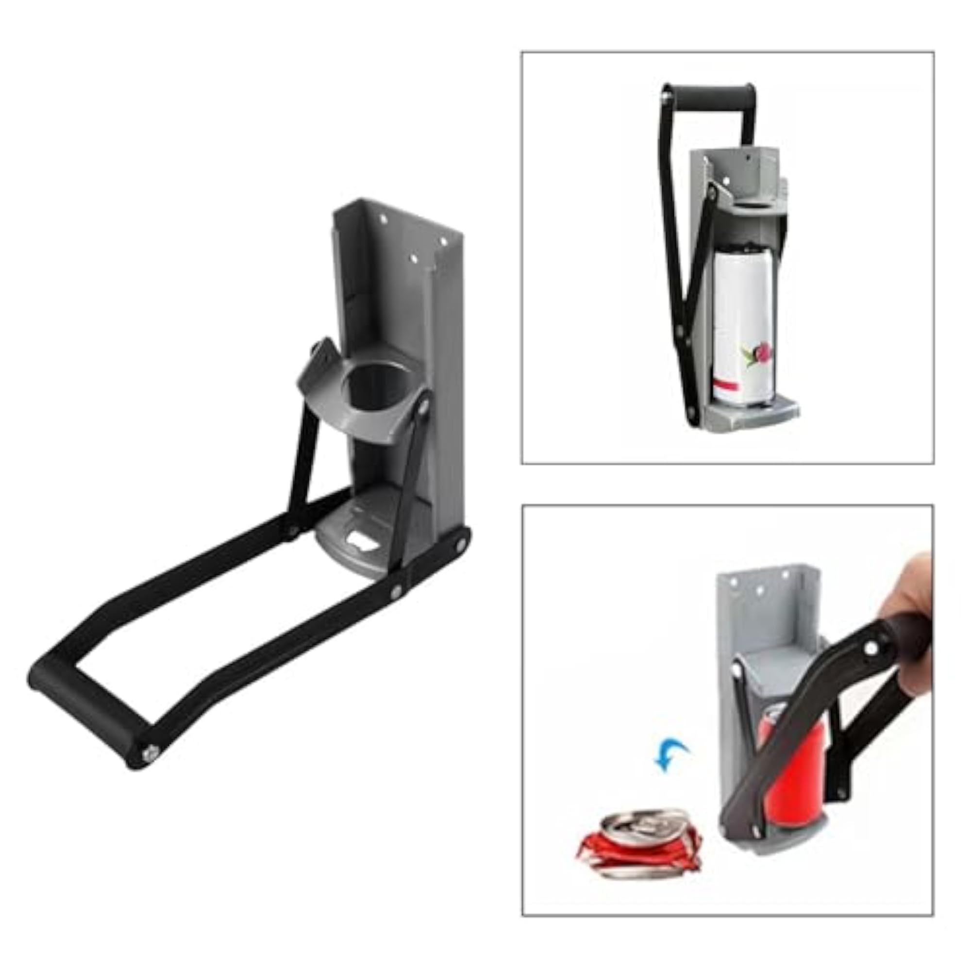 Kitchen Can Crusher for Recycling Steel Bottles