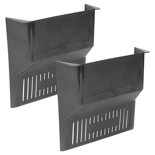 Heavy Duty Drain Cover for Outdoor Drains Universal Fit UV-Stabilised Plastic Grate Guard Stops Leaves & Debris Weather-Resistant 30x30cm Easy Install Drain Protection (2 Pack)