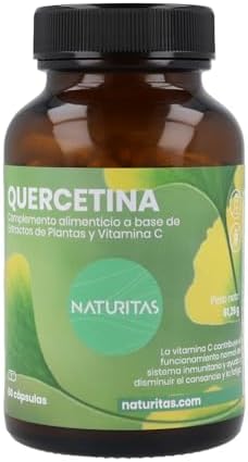 Quercetina 60 Cápsulas Naturitas Essentials | Disminuye el cansan...