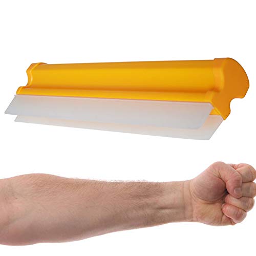 Dual Silicon Blades, T-bar Cleaning Water Squeegee Blades for Cars, Trucks and Vans