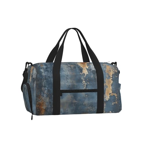 Sac de sport étanche grand sac de voyage texture rouille pour homme et femme