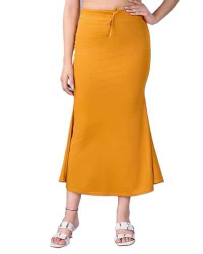 Image of LADLA FASHION] Women's Saree Shapewear - Mermaid Cut Saree Shaper Petticoat with Side Slit,