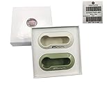 Main Fiat Händler Original Fiat 500 Schlüsselcover Set grün, weiß pastell